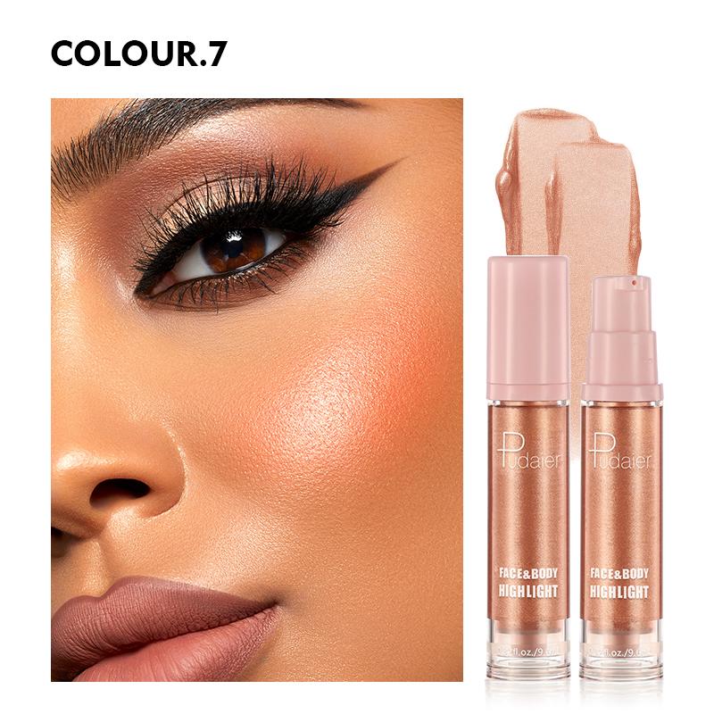 PUDAIER Born To Glow Liquid Illuminator | Face & Body Highlight بوداير إضاءة سائلة للوجه والجسم